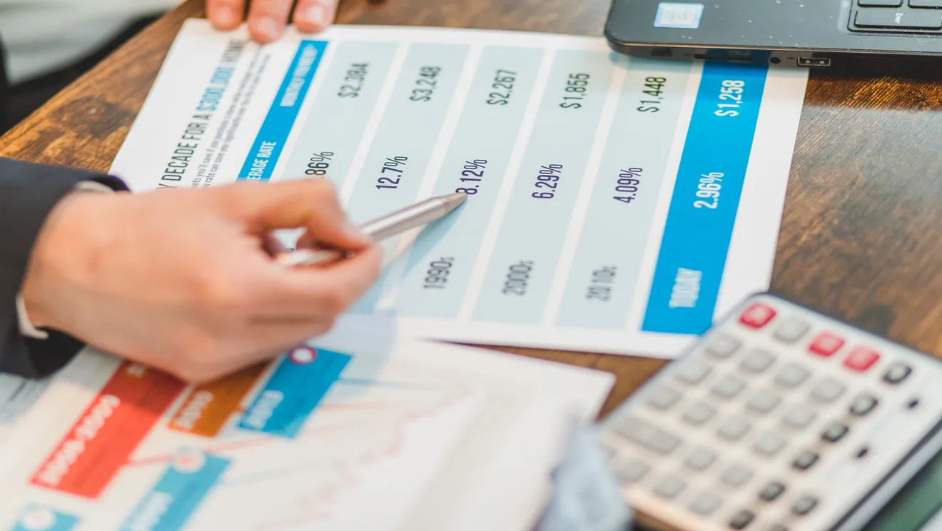 a business valuator evaluating a business